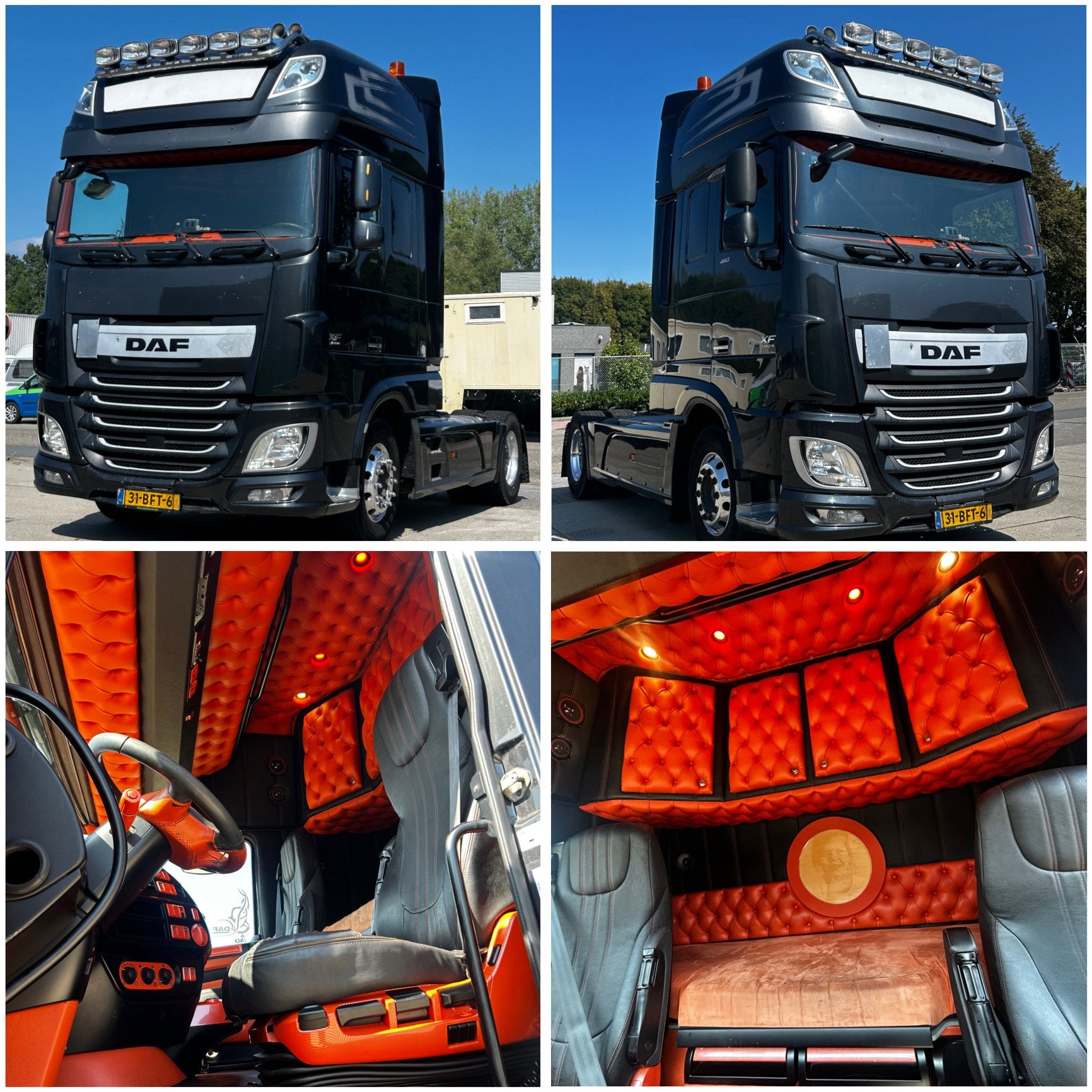 Te huur! Daf XF SSC showtruck €585/week!, Automaat, Euro 6, Zwart, Diesel