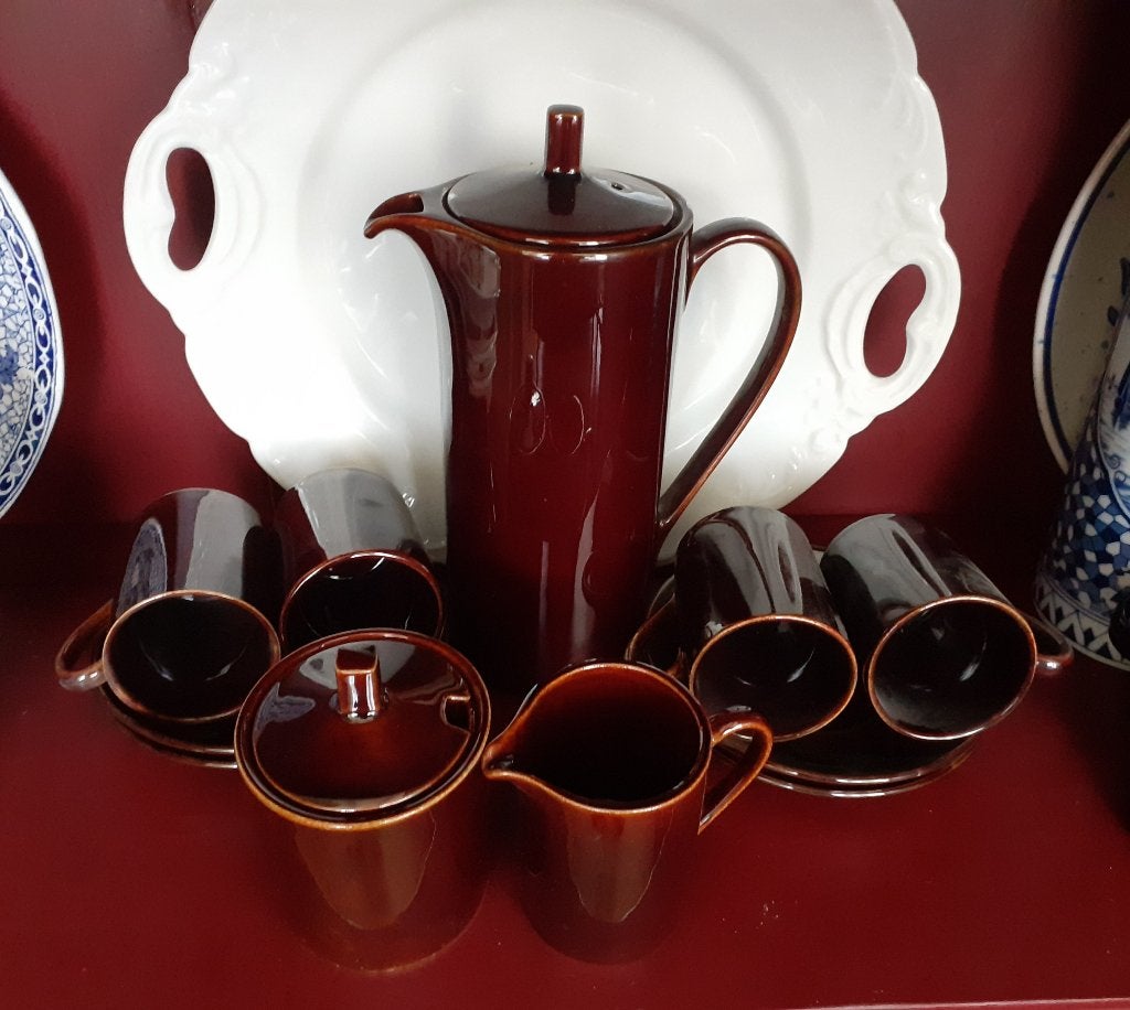 Mokka servies koffie servies, Ophalen of Verzenden, Zo goed als nieuw, Overige stijlen, Kop(pen) en/of Schotel(s)