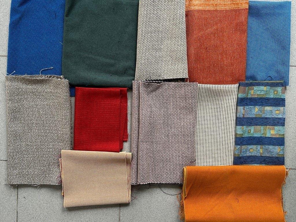 Bundel meubelstofffen (24x): Kvadrat De Ploeg Keymer Gabriel, Wol, Overige kleuren, Nieuw, Ophalen of Verzenden