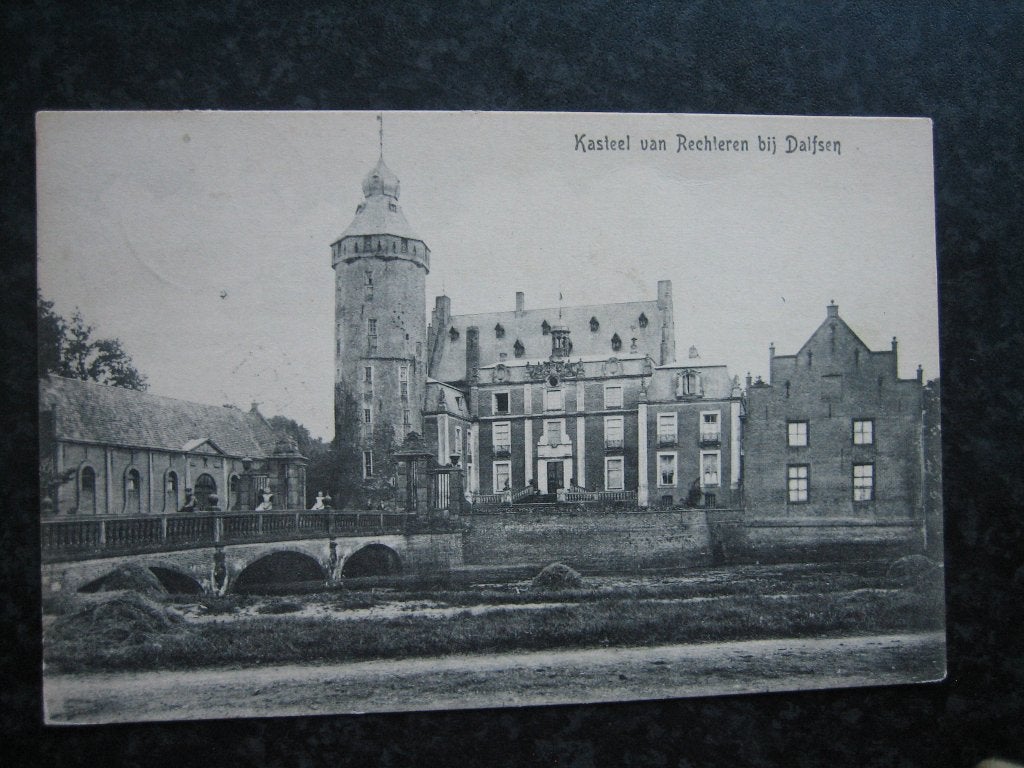 DALFSEN kasteel van Rechteren A, Ophalen of Verzenden, 1920 tot 1940, Overijssel