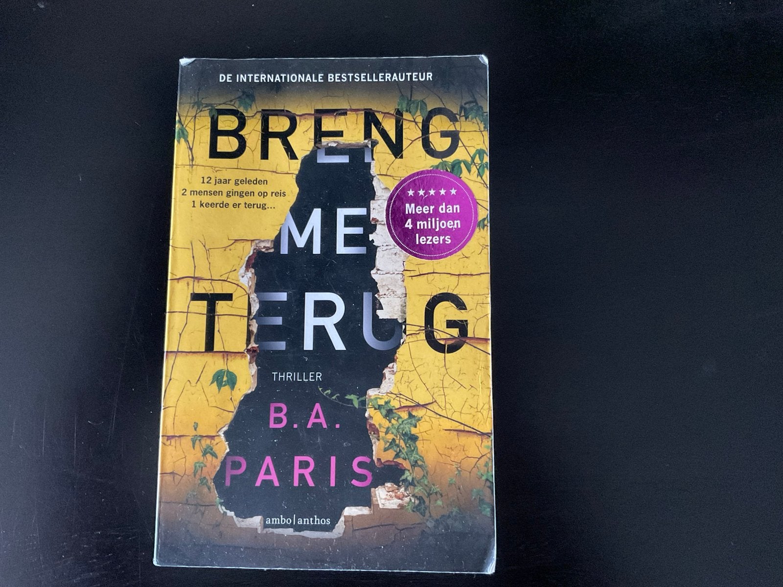 Breng me terug van B A Paris, Ophalen of Verzenden, Zo goed als nieuw