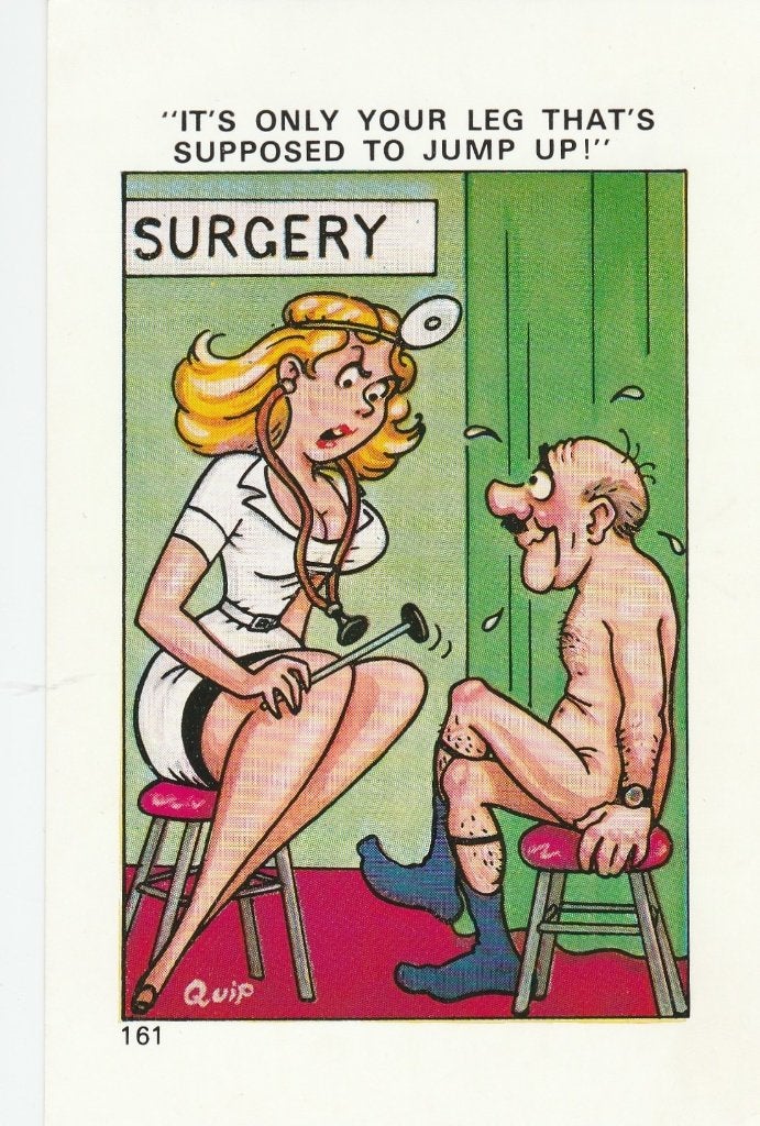 Ansichtaart, Engelse humor,  surgery  (354), Verzenden, 1980 tot heden, Overige thema's