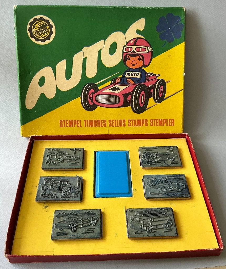 Stempeldoos auto's, Hobby en Vrije tijd, Stempelen, Ophalen of Verzenden, Zo goed als nieuw, Overige typen