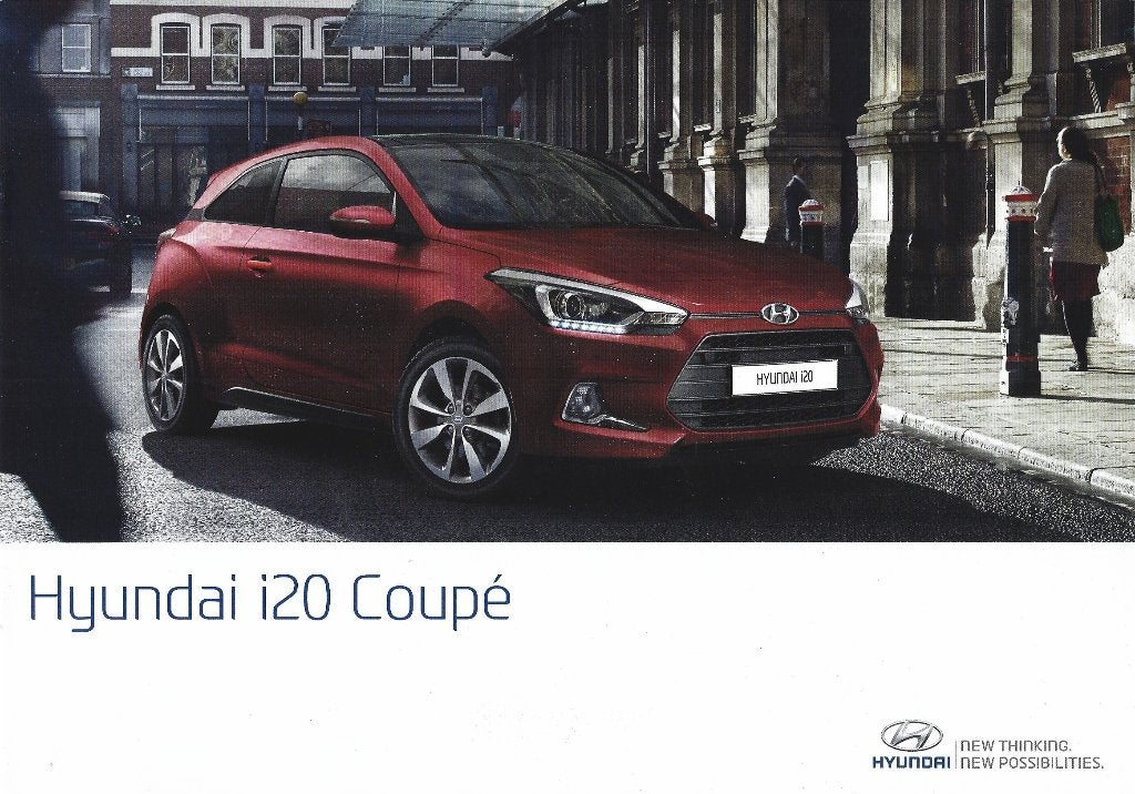Brochure Hyundai i20 Coupe 2016, Ophalen of Verzenden, Gelezen, Overige merken