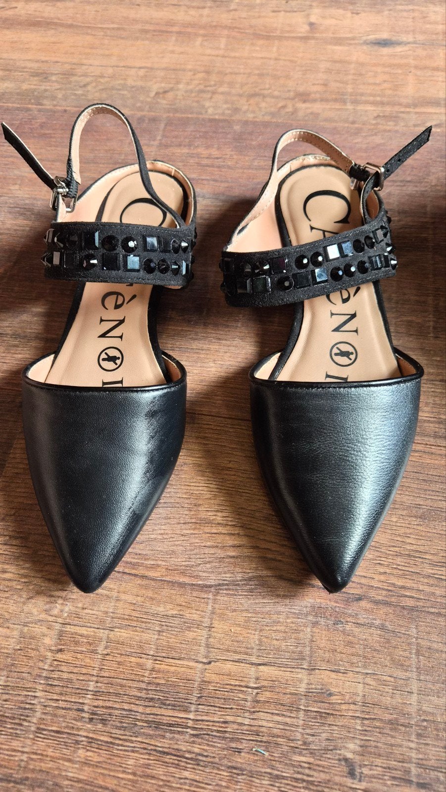 Café Noir schoenen mt. 36 - 1x gedragen, Verzenden, Zwart, Ballerina's, Zo goed als nieuw