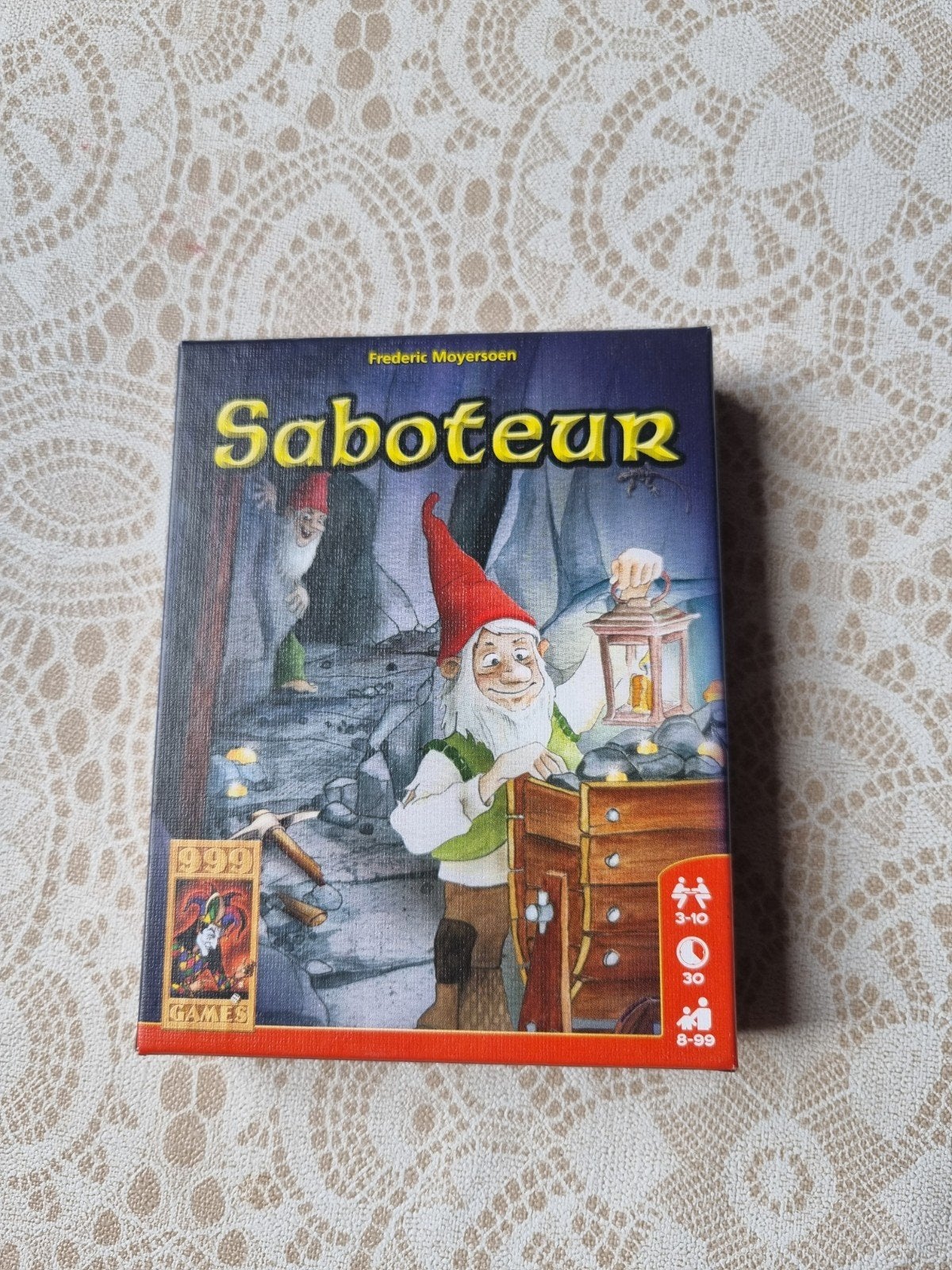 Saboteur bordspel - Strategisch kaartspel, Drie of vier spelers, Ophalen of Verzenden, Zo goed als nieuw, 999 Games