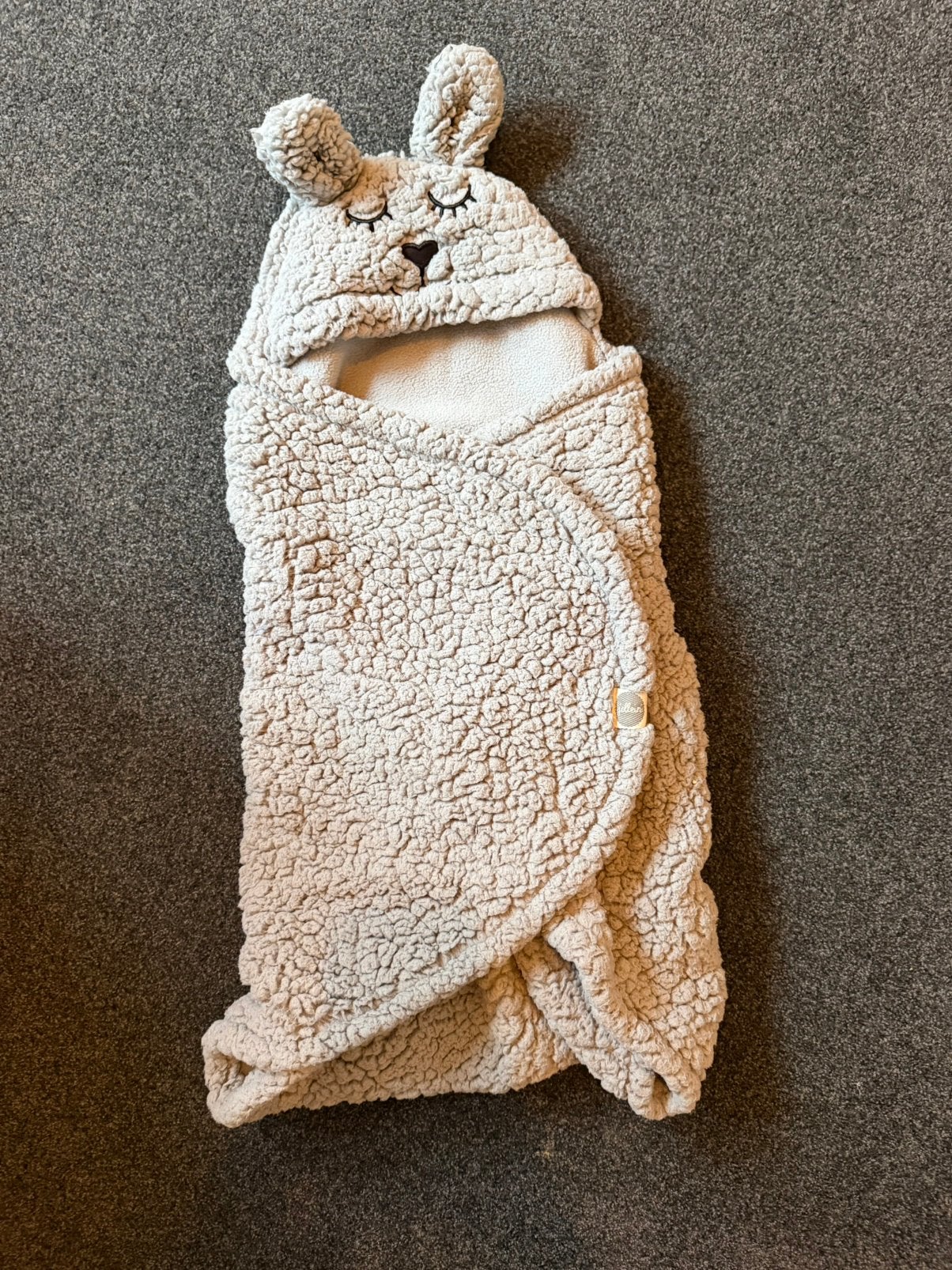 Grijze omslag doek jollein, Jollein, Ophalen of Verzenden, Zo goed als nieuw, Voetenzak