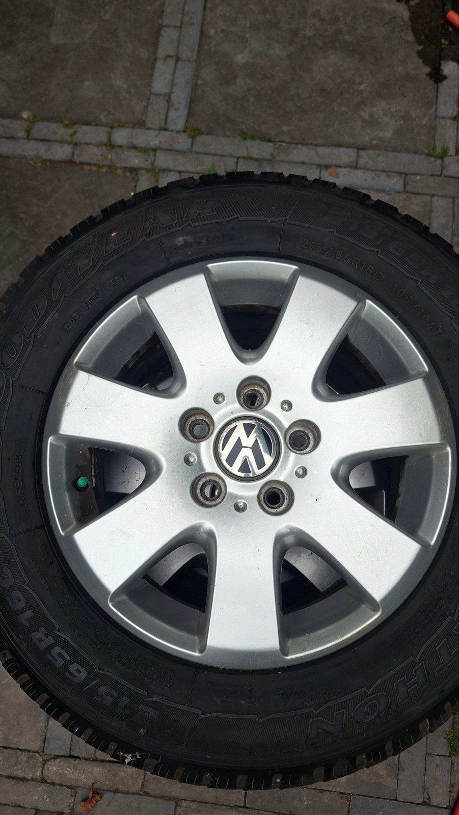 Banden en velgen california t5 originele vw, Ophalen of Verzenden, Gebruikt