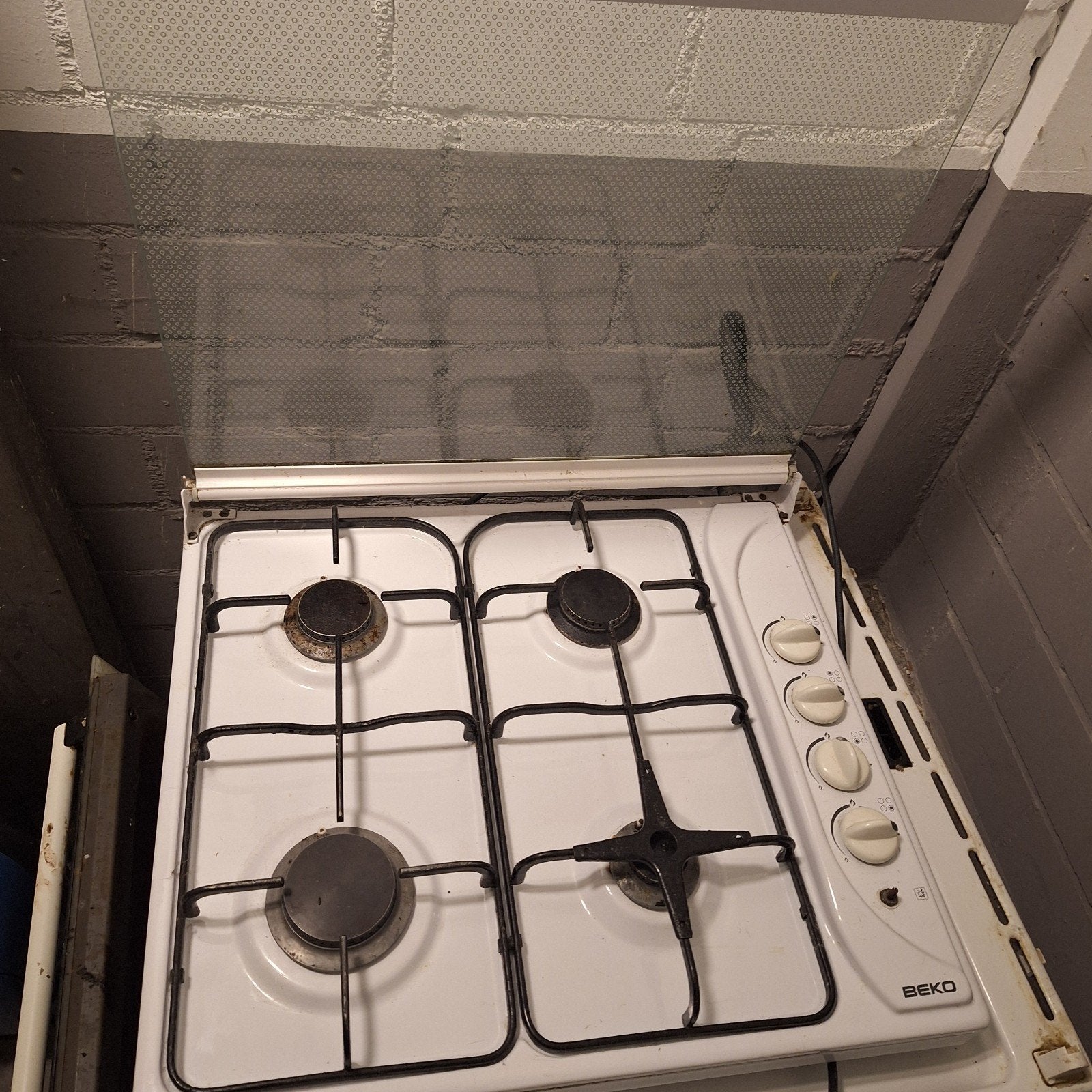 Vrijstaande Beko kookplaat, Witgoed en Apparatuur, Gebruikt, Energieklasse A of zuiniger, Gas, Vrijstaand