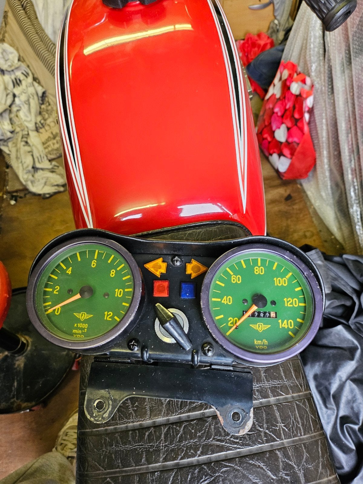 Groene zundapp cockpit 140 km, Fietsen en Brommers, Brommeronderdelen | Zundapp, Ophalen of Verzenden, Zo goed als nieuw, Overige typen