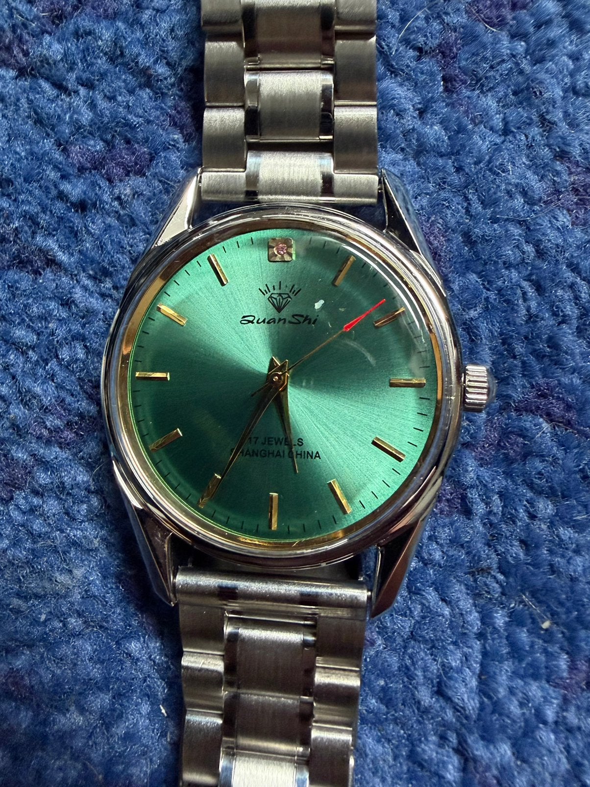 NIEUW Herenhorloge - Diamond 1939 met 40 uur power reserve, Overige merken, Staal, Staal, Polshorloge