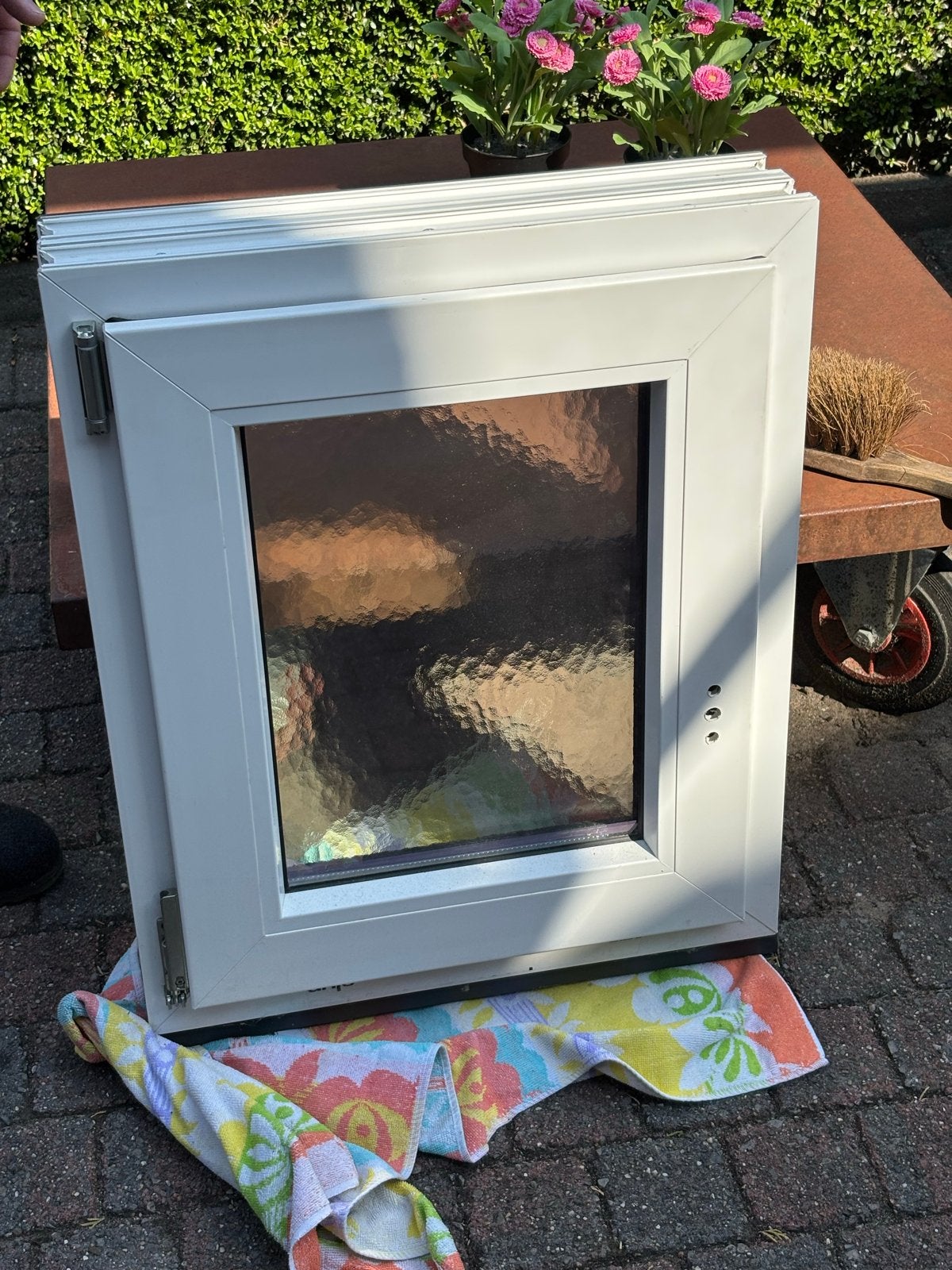 Nieuw Gevelraam met Dubbelglas / matglas, Doe-het-zelf en Verbouw, Gevelraam of Ruit, Minder dan 80 cm, 80 tot 120 cm, Nieuw