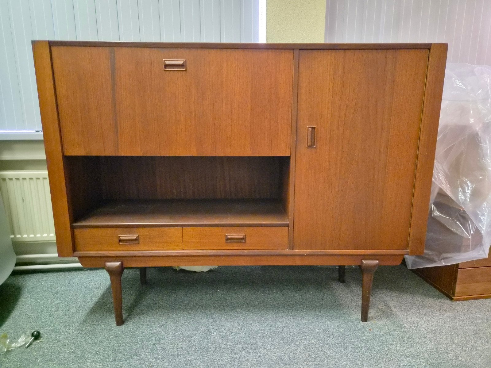 Vintage Topform Teak Barkast / Cocktailcabinet Jaren '60, Ophalen