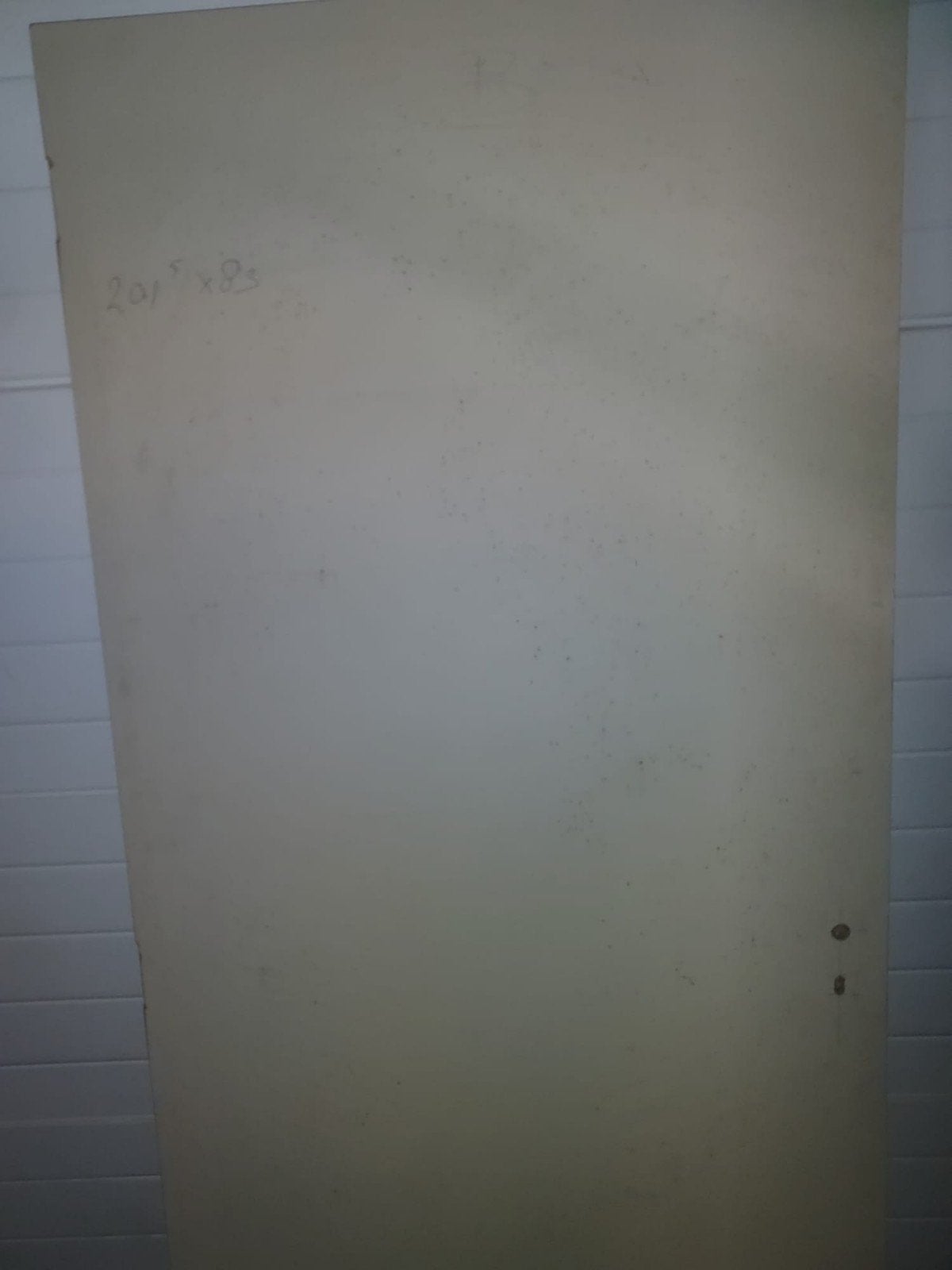 Stompe deur 201.5 x 83 cm ., Ophalen, Zo goed als nieuw, Binnendeur, 200 tot 215 cm