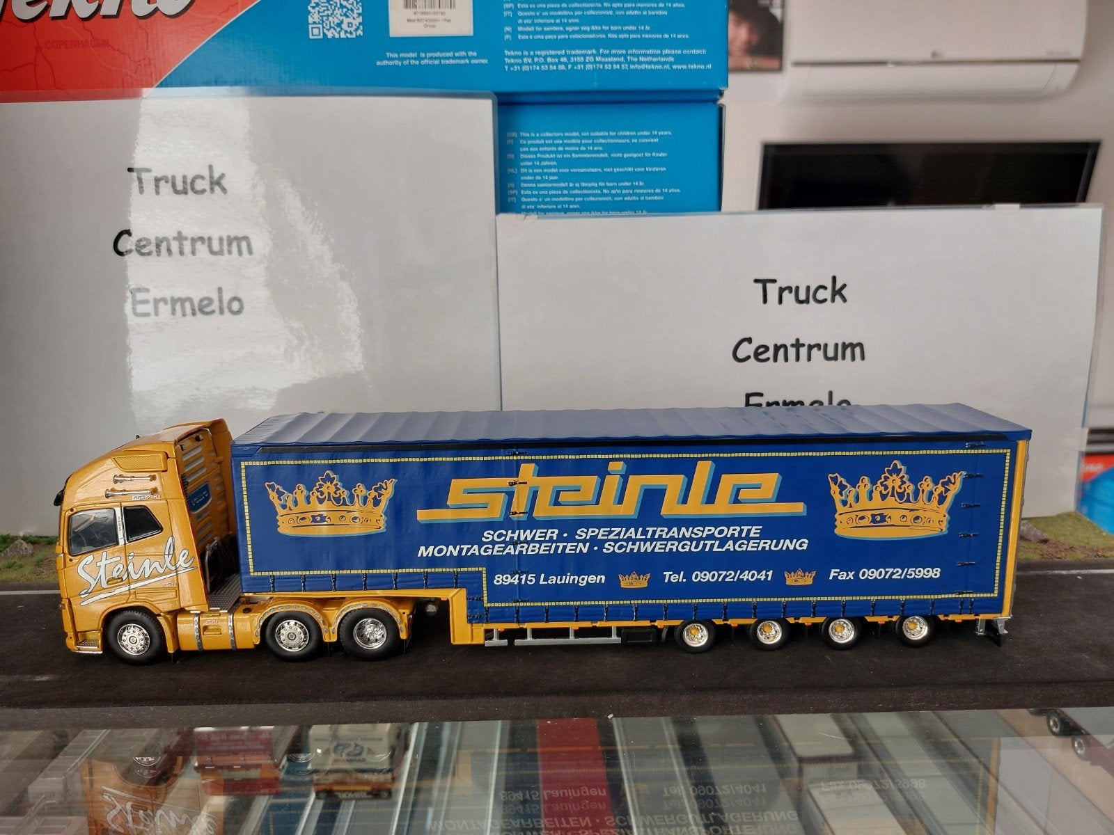 Steinle Volvo FH04 Globetrotter XL met Meusberger trailer
Ve, Hobby en Vrije tijd, Ophalen of Verzenden, Nieuw, Bus of Vrachtwagen