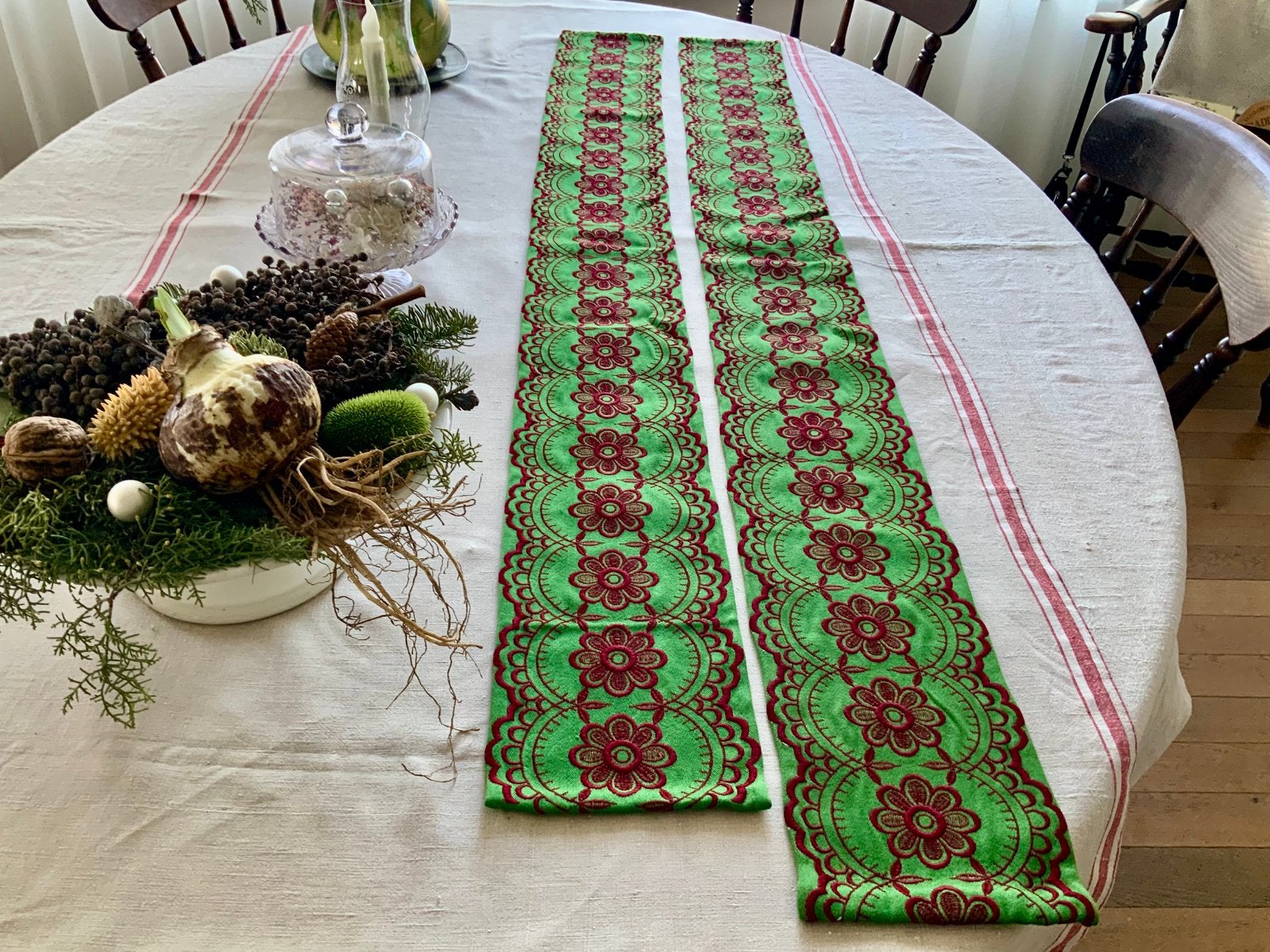 Kerst lopers voor op de tafel,(oude ), Ophalen of Verzenden