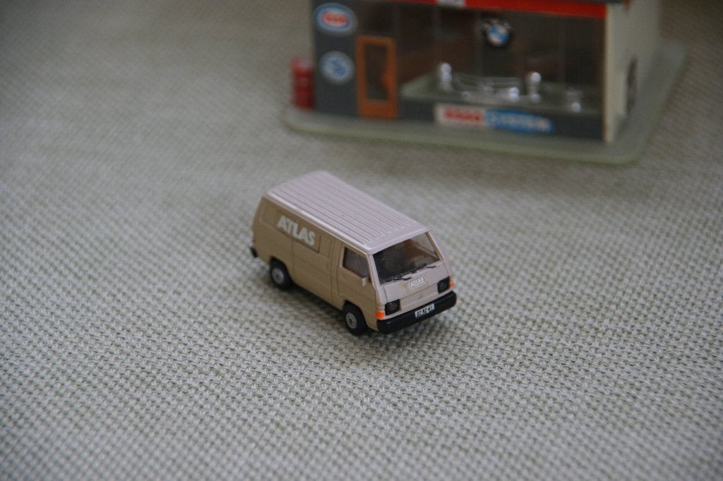 RIETZE 1:87, Mitsubishi L300 Atlas reclame (1), Ophalen of Verzenden, Zo goed als nieuw, Auto, Rietze