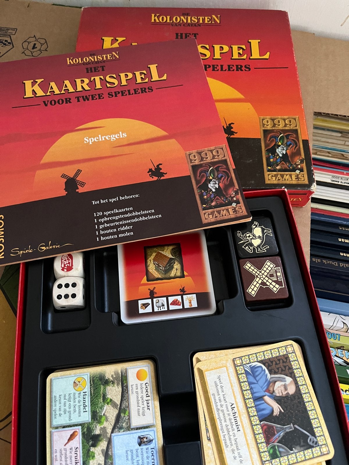 De Kolonisten van Catan: Het Kaartspel voor twee spelers, Hobby en Vrije tijd, Een of twee spelers, Ophalen of Verzenden, Gebruikt