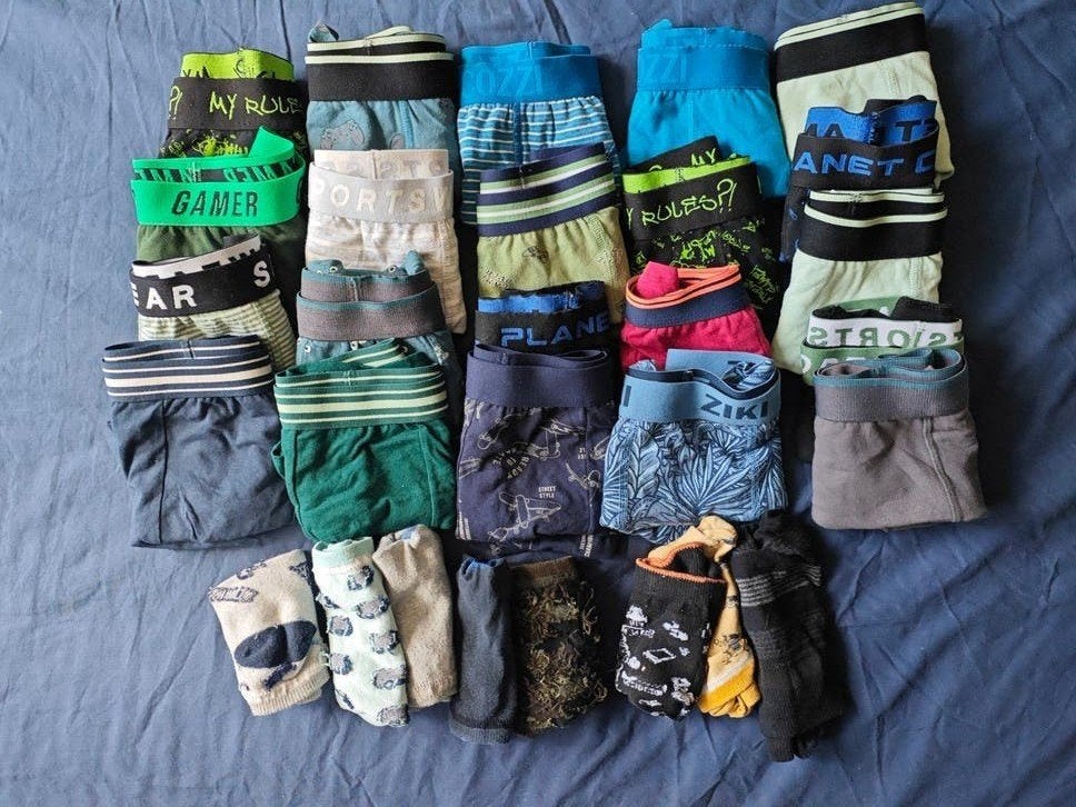 21 boxershorts en 7 paar sokken maat 146-152 / 35-38, Kinderen en Baby's, Kinderkleding | Maat 146, Ophalen of Verzenden