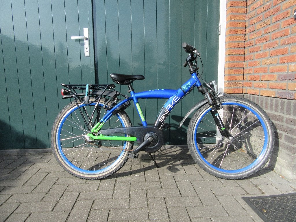 Batavus Snake jongensfiets 24 inch, Fietsen en Brommers, Ophalen, Terugtraprem, Batavus Snake, Handrem