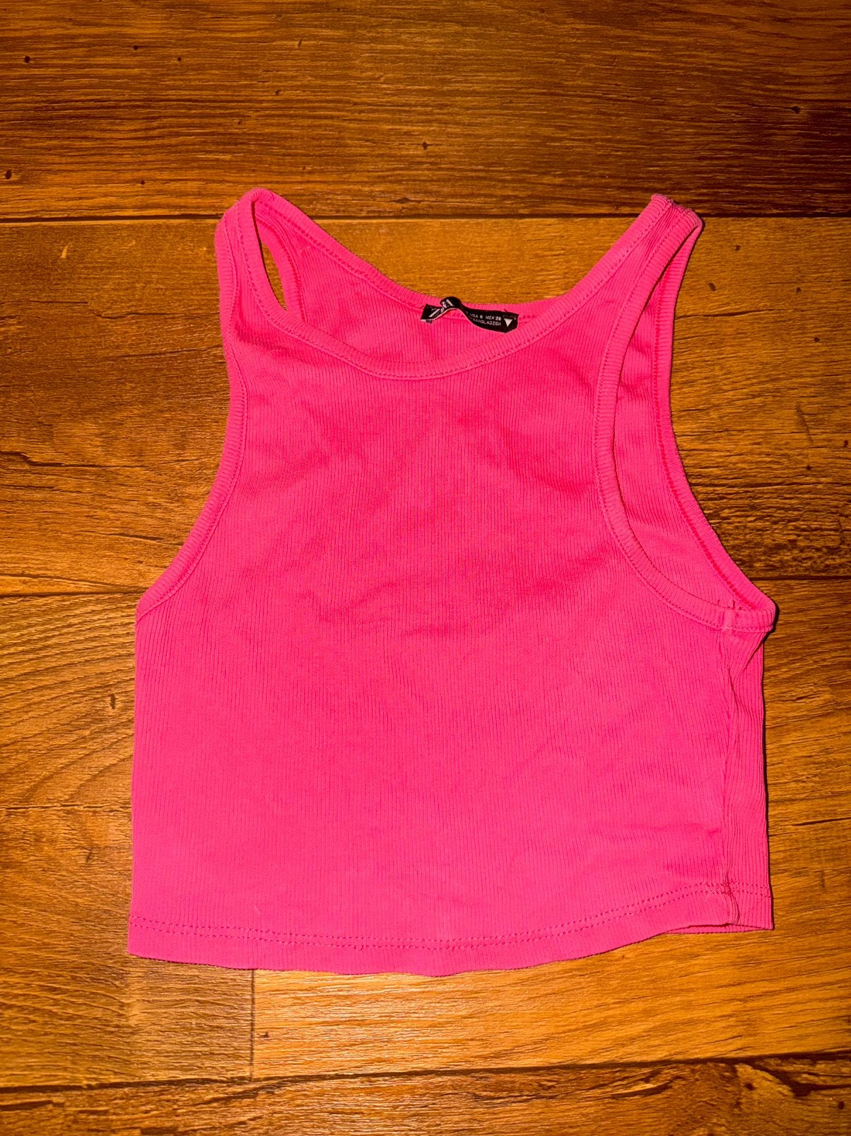 Dames roze crop top van Zara, Kleding | Dames, Ophalen of Verzenden, Zo goed als nieuw, Maat 38/40 (M), Roze