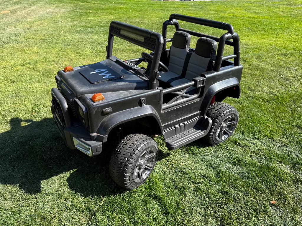 Elektrische jeep, Ophalen, Gebruikt