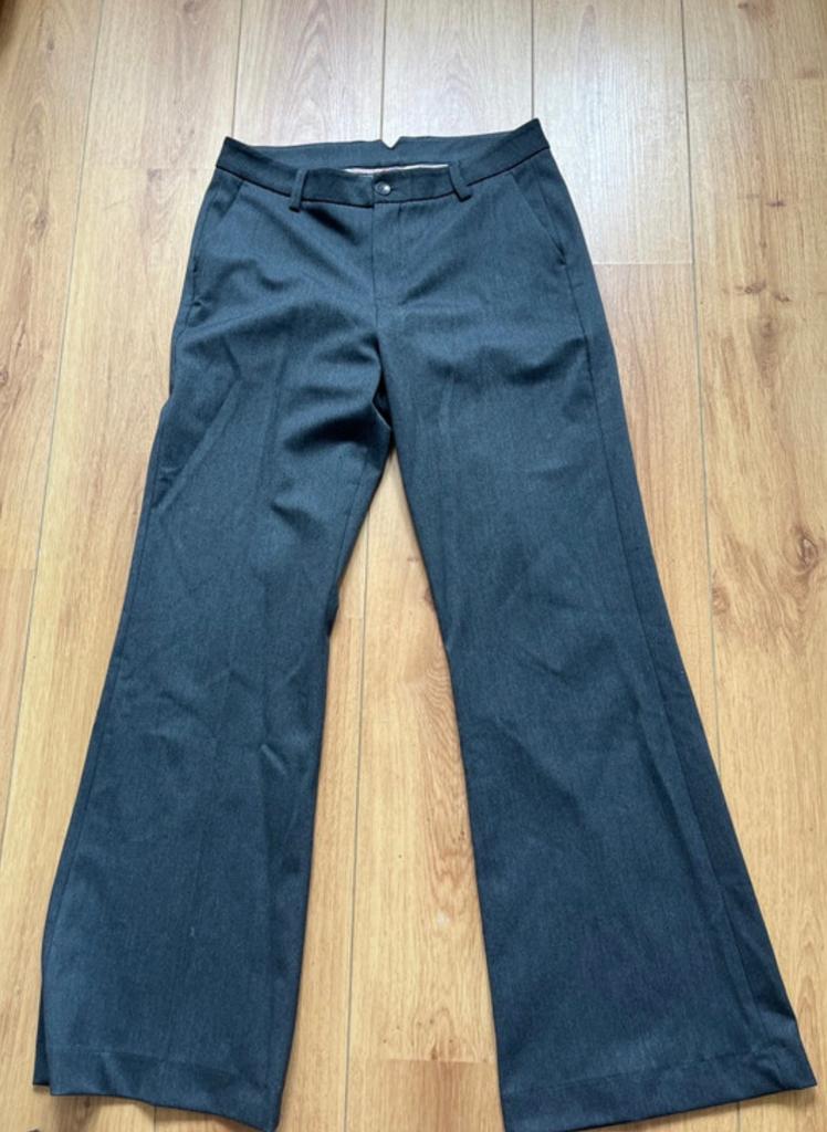 Mos mosh wide leg broek m, Maat 38/40 (M), Nieuw, Ophalen of Verzenden, Grijs