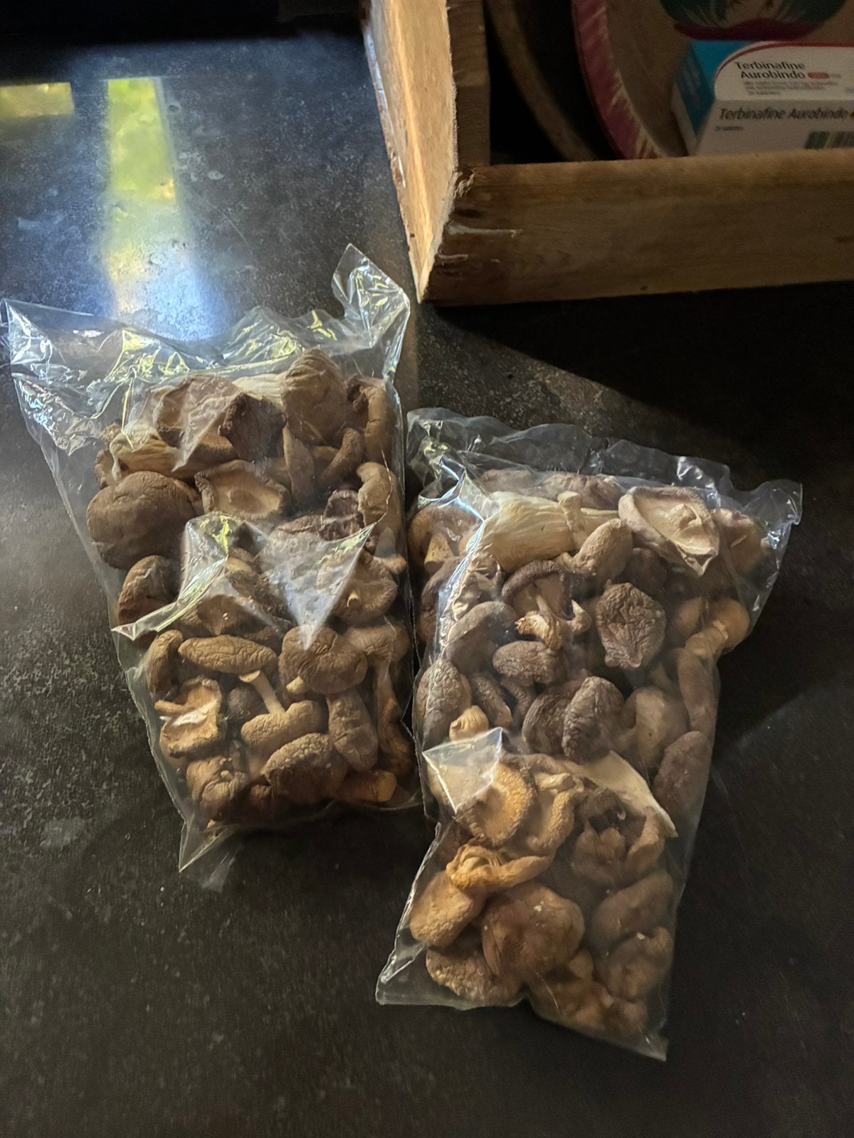 Zakje gedroogde champignons, Ophalen of Verzenden