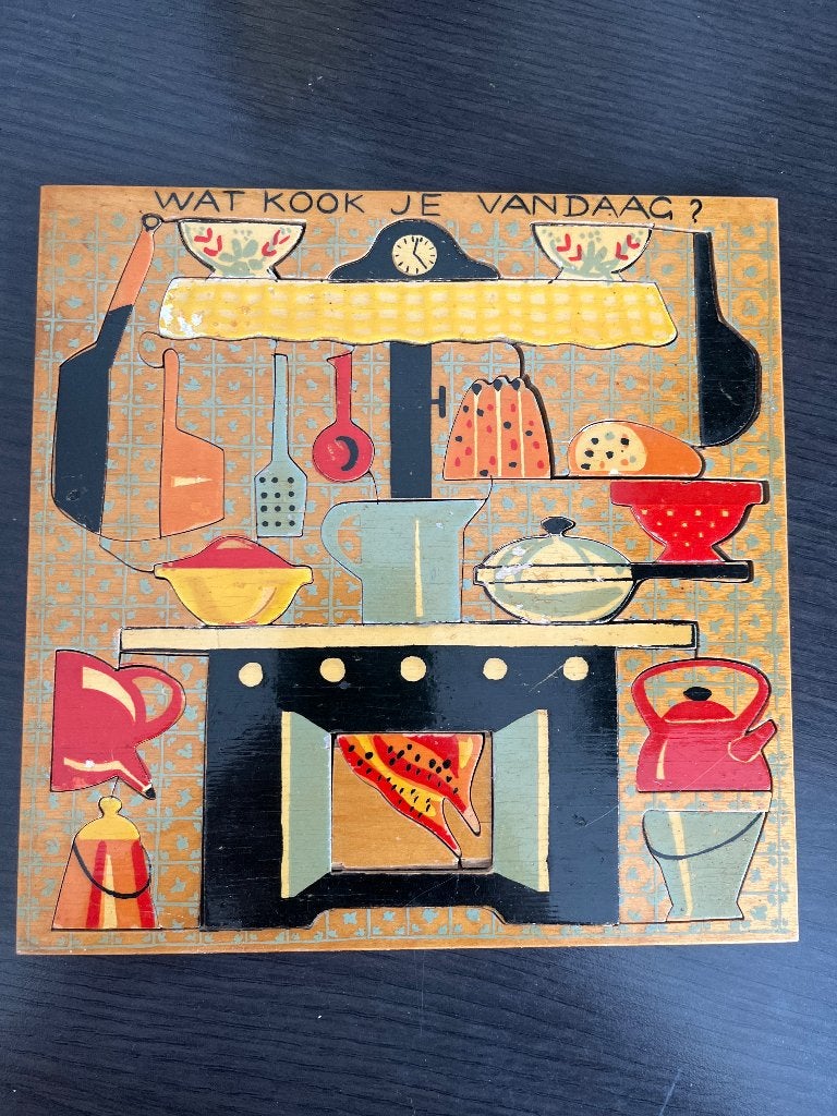 Houten puzzel, Ophalen of Verzenden