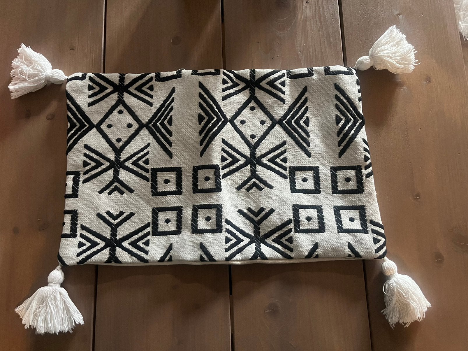 Aztec kussenhoes 30x50 cm boho kussens Ibiza kussensloop, Verzenden, Zo goed als nieuw, Overige kleuren, Rechthoekig