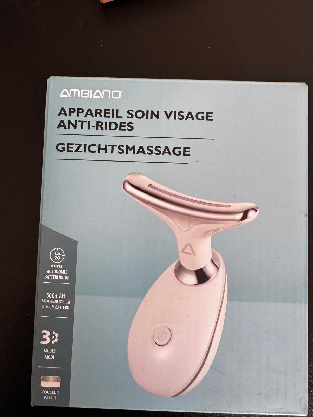 Ambiano gezichtsmassage apparaat, Ophalen of Verzenden, Nieuw, Gehele gezicht