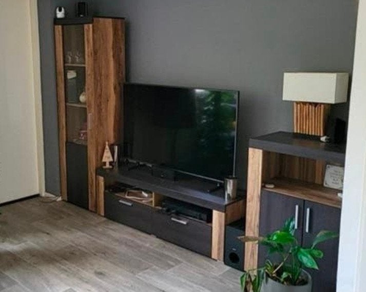 3 delige set tv meubel vitrine kasten, Ophalen, Zo goed als nieuw, 25 tot 50 cm