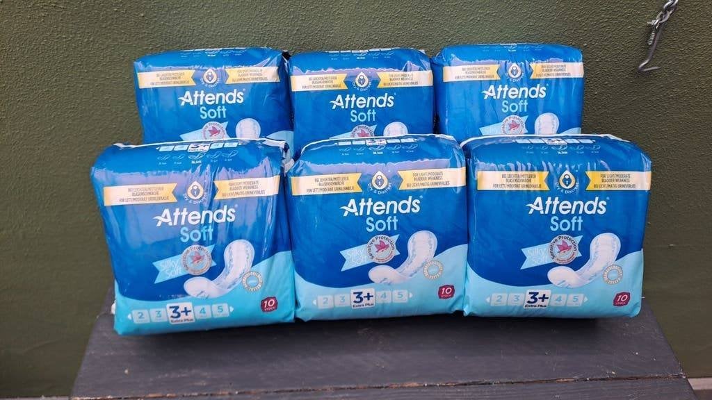 6x Attends soft 3 Extra plus inleggers, Onbekend, Nieuw, Ophalen of Verzenden, Onbekend