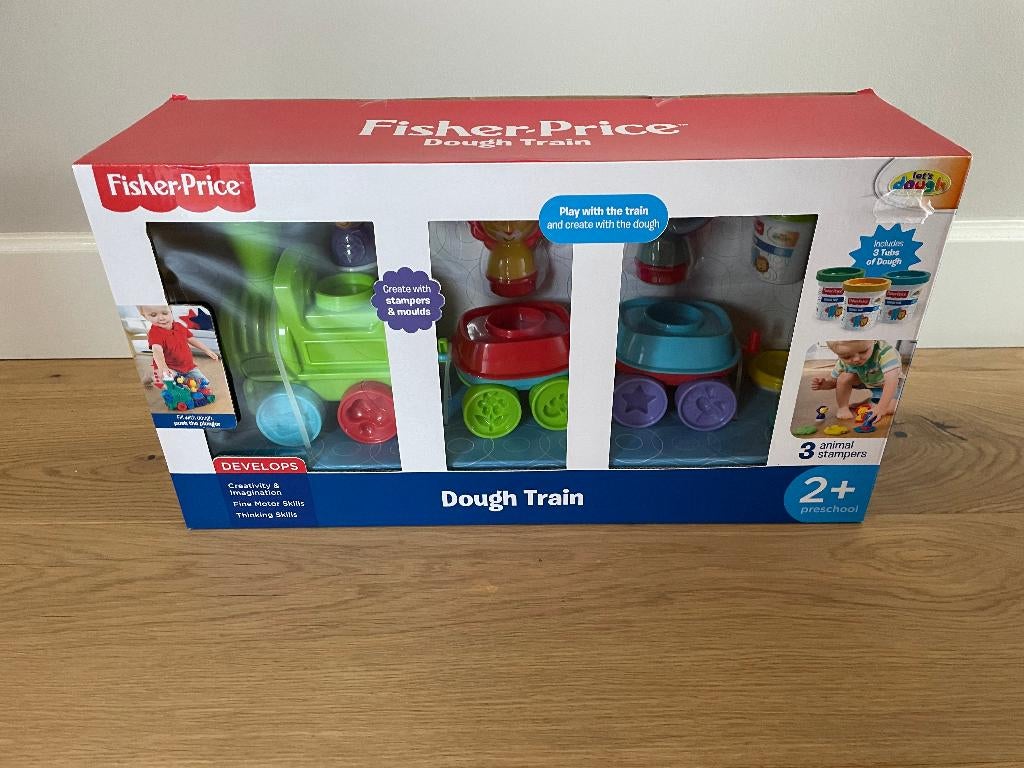 Nieuw in doos Fisher price dough train kado Sint Kerst, Ophalen, Nieuw, Speelset