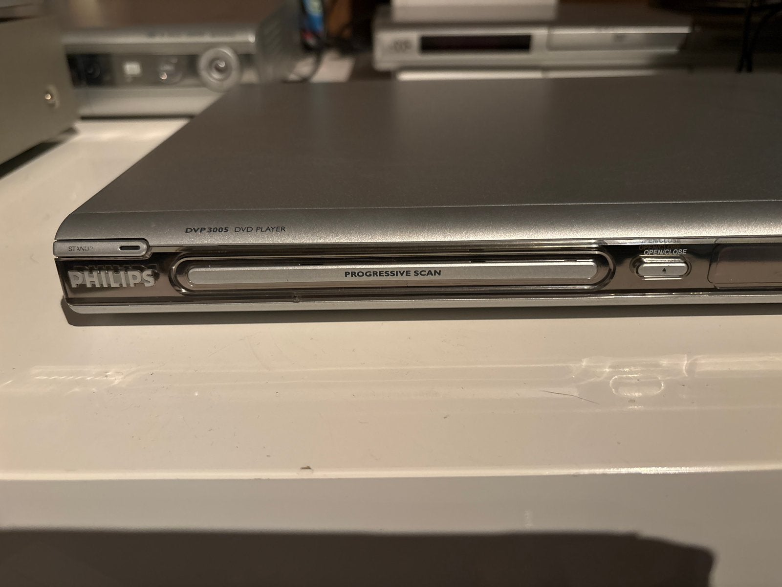 Philips DVP3005 DVD Speler - Zilverkleurig, Ophalen of Verzenden, Gebruikt, Dvd-speler, Philips