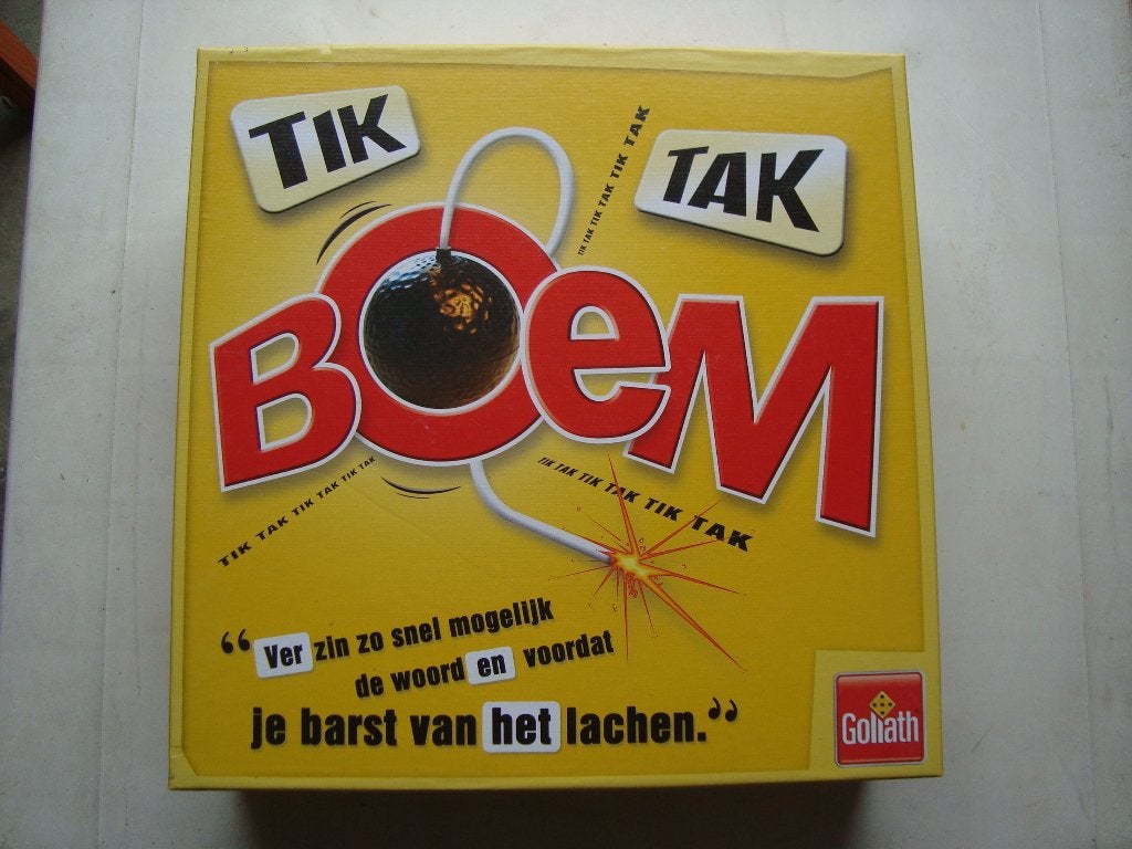 Tik tak boem, Ophalen of Verzenden, Zo goed als nieuw