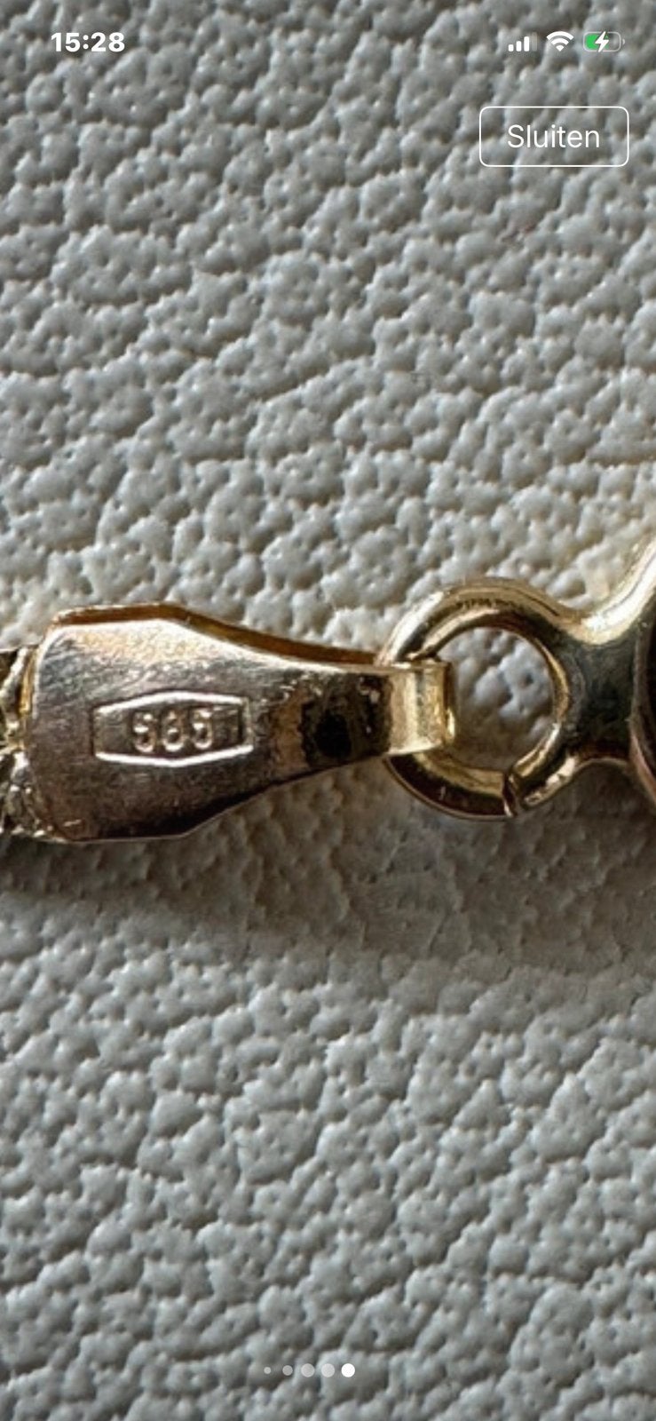 Gouden armband 14 karaat, Ophalen of Verzenden, Zo goed als nieuw, Goud, Goud