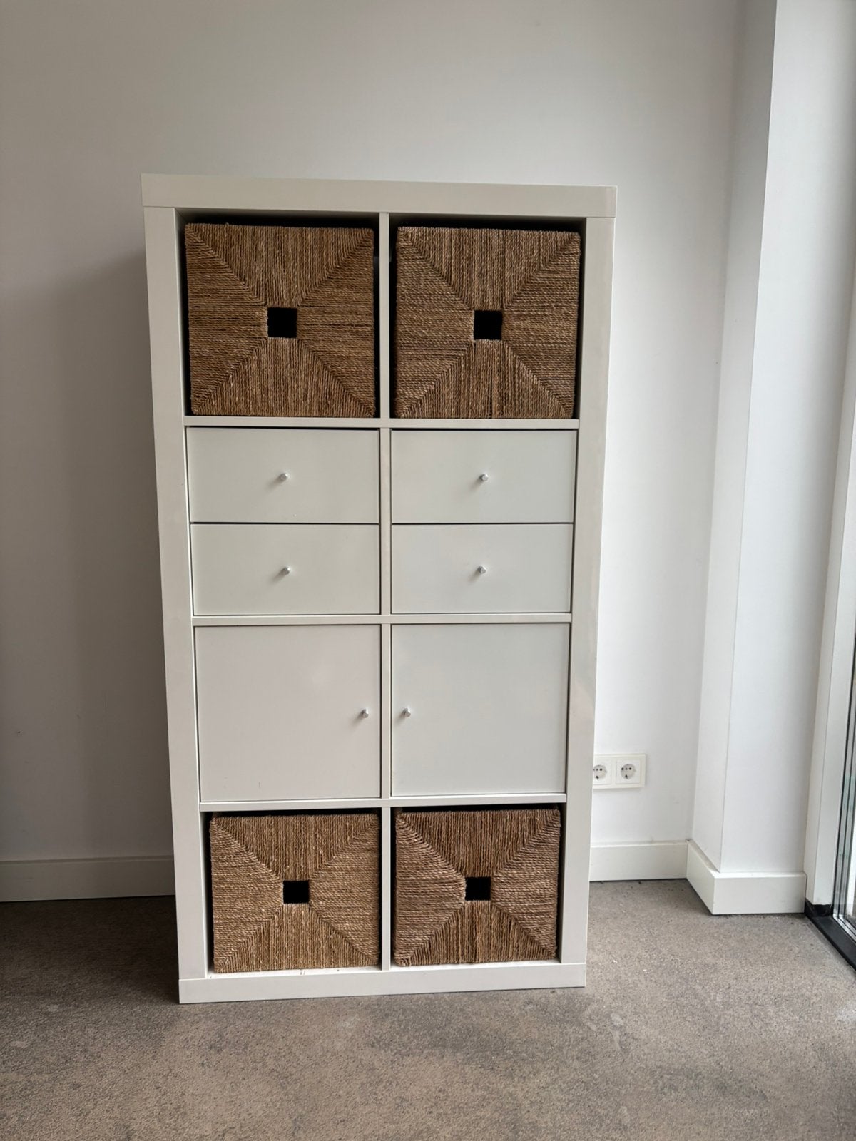 Witte IKEA Kallax kast, ziet er nog erg mooi uit!, Ophalen, Gebruikt