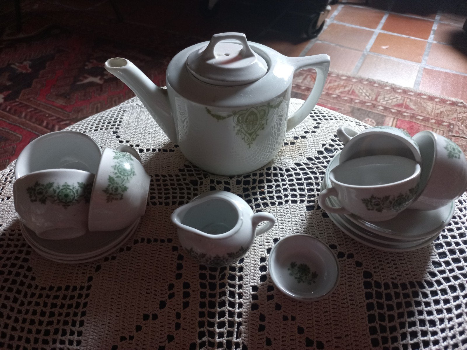 Porseleinen Kinder Theeservies - Perfecte Staat, Ophalen of Verzenden