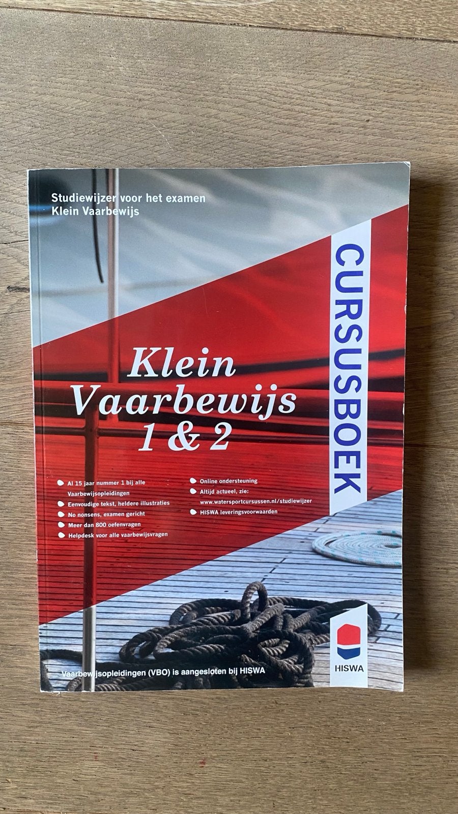 Cursusboek Klein Vaarbewijs 1 & 2 - Studiewijzer examen, Boeken, Ophalen of Verzenden, Zo goed als nieuw, Overige niveaus