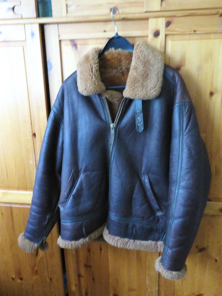Leren jack (kleur: bruin), Maat 56/58 (XL), Ophalen of Verzenden, Zo goed als nieuw, Onbekend