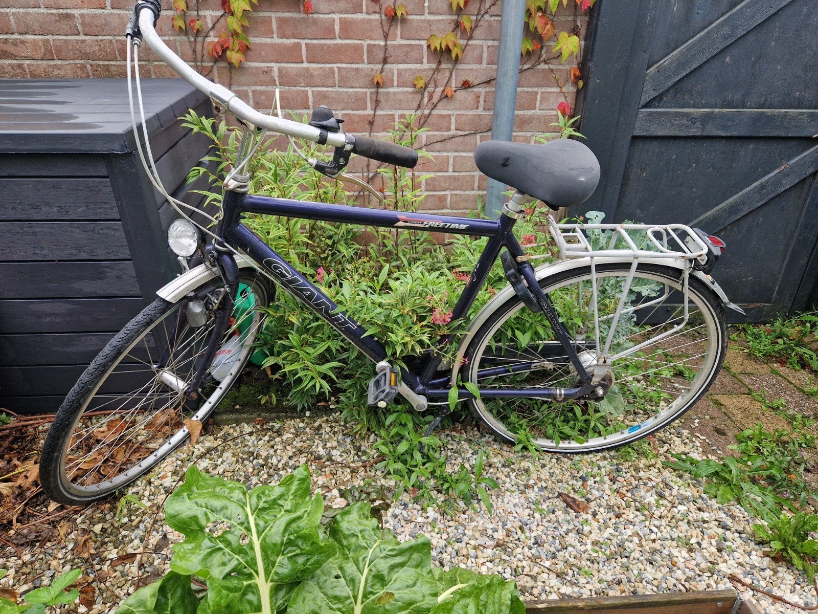 Giant Herenfiets, gebruikt, Ophalen, Terugtraprem, Gebruikt, Versnellingen