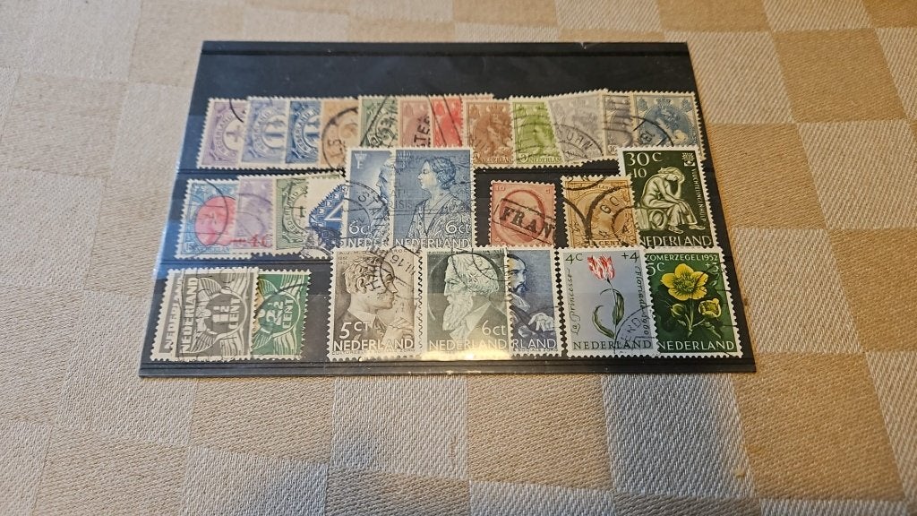postzegels Nederland kaveltje fraai divers, Ophalen of Verzenden, T/m 1940, Gestempeld