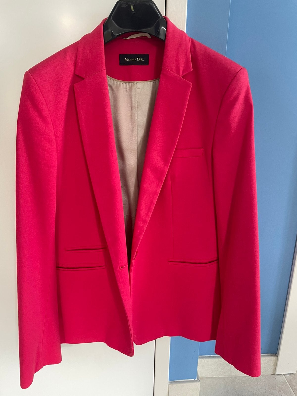Massimo Dutti blazer roze, mt 44, maar valt als 40-42, Maat 42/44 (L), Ophalen of Verzenden, Zo goed als nieuw, Jasje