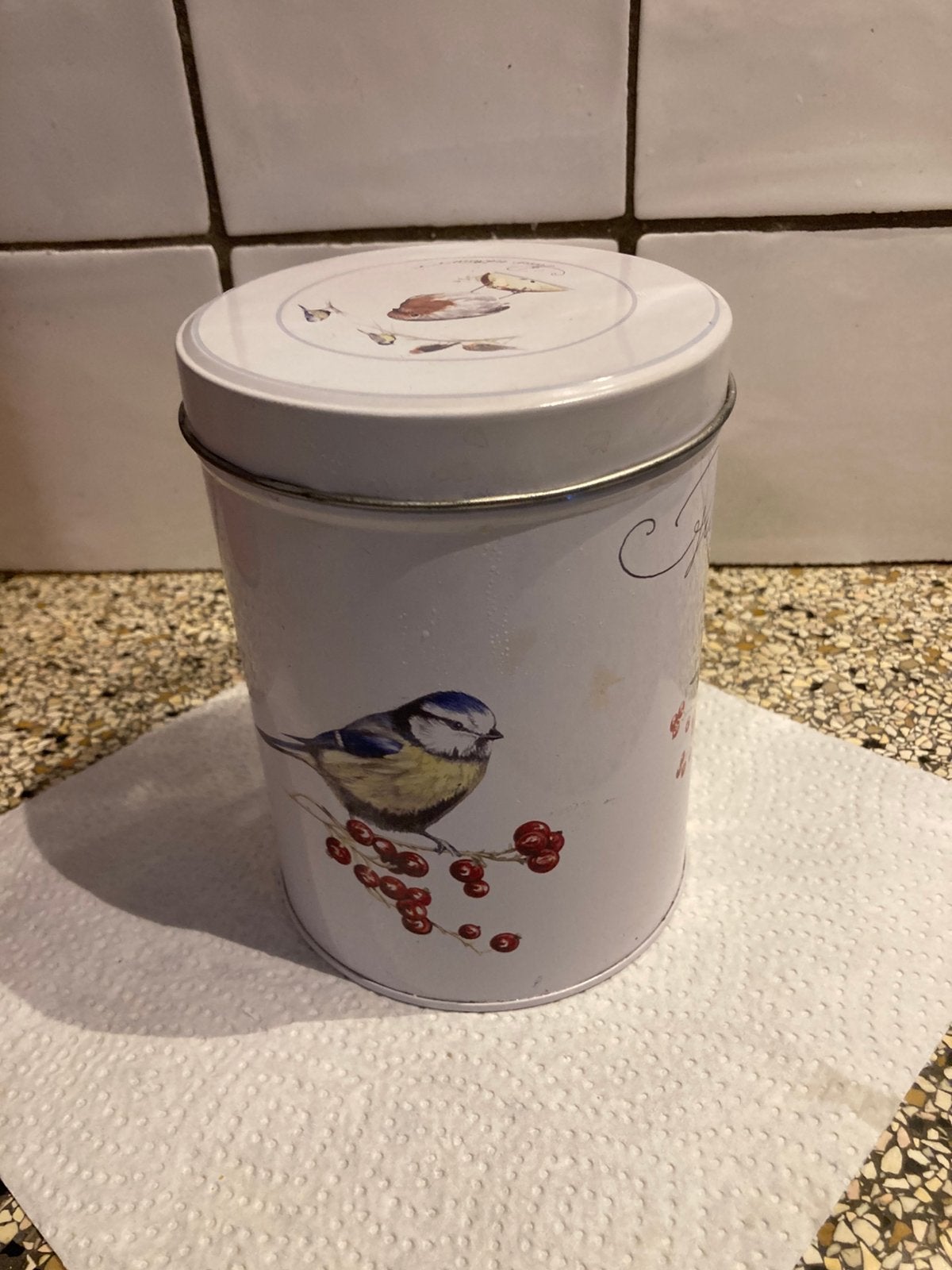 Blik vogels, Ophalen of Verzenden, Gebruikt, Overige