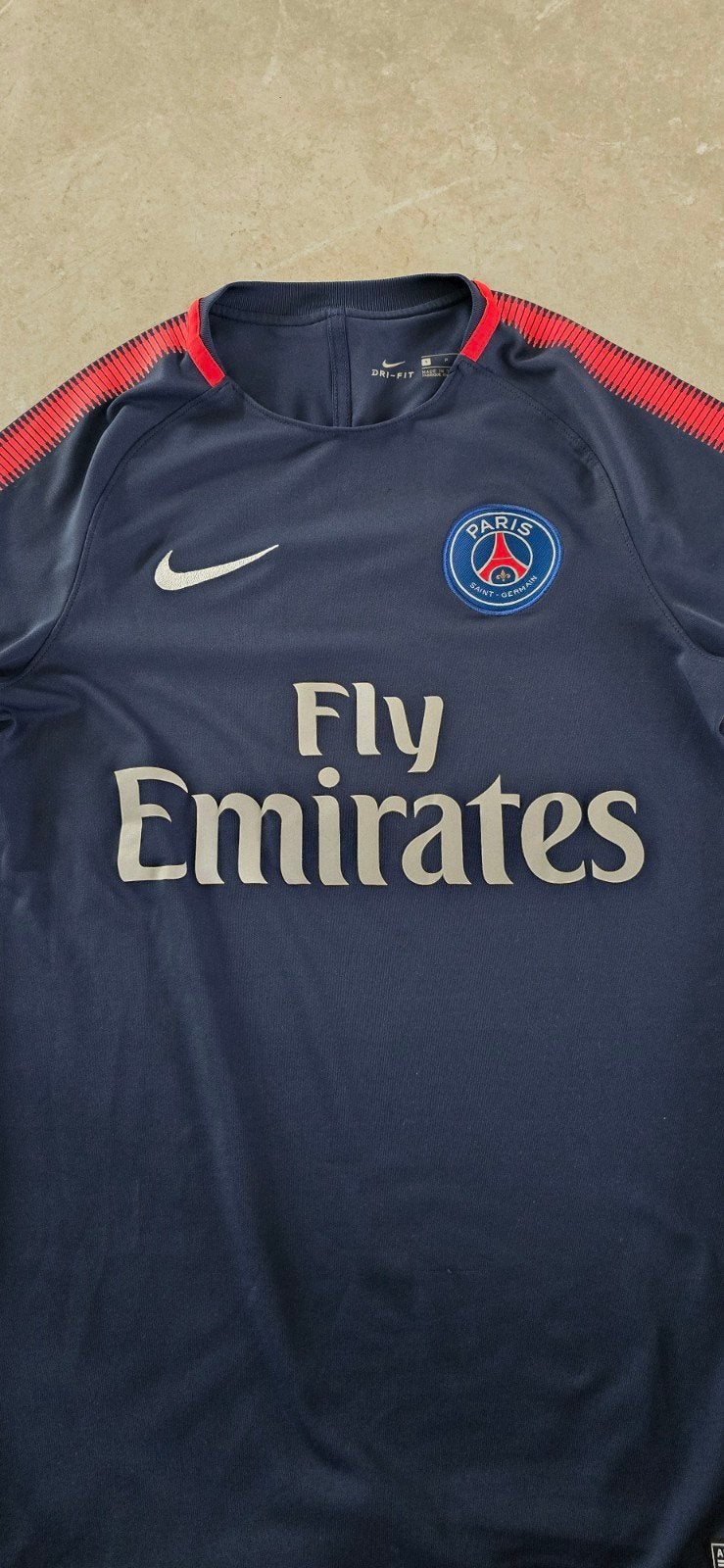 Origineel Nike PSG Paris Saint-Germain shirt - Maat S, Blauw, Nike, Ophalen of Verzenden, Zo goed als nieuw