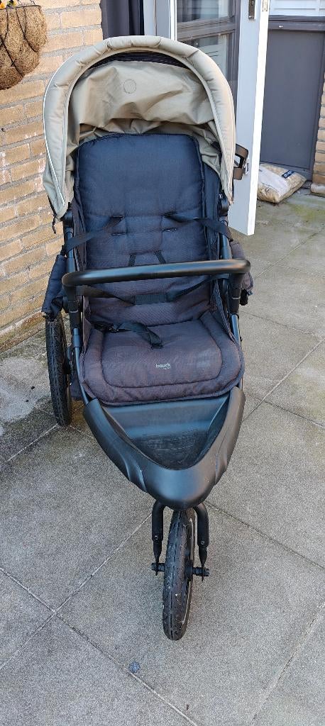 Hauck Runner 3 Hardloop kinderwagen / hardloopbuggy Hauck, Verstelbare duwstang, Zo goed als nieuw, Ophalen, Kinderwagen
