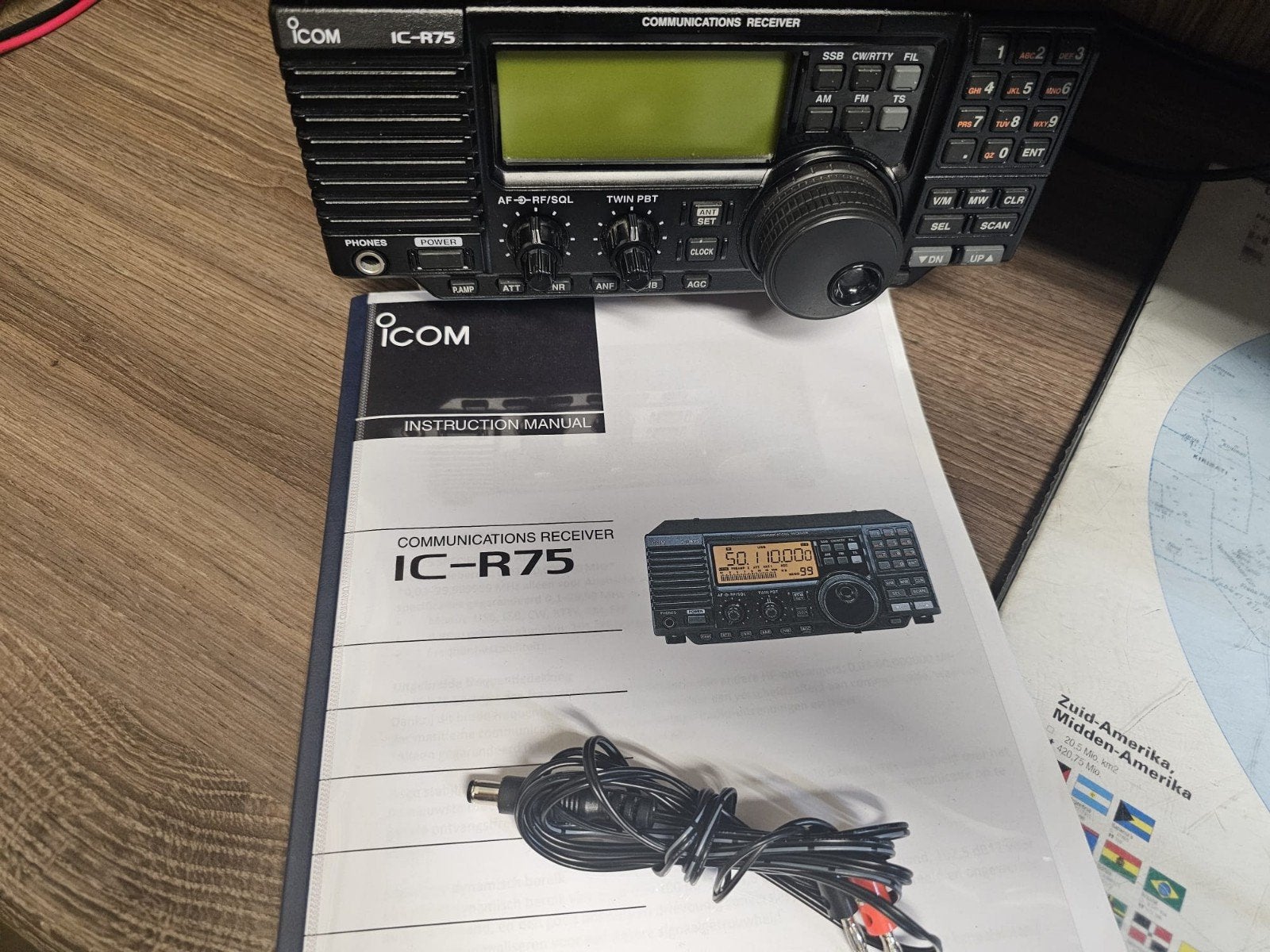 icom ic R 75, Ophalen of Verzenden, Gebruikt, Ontvanger