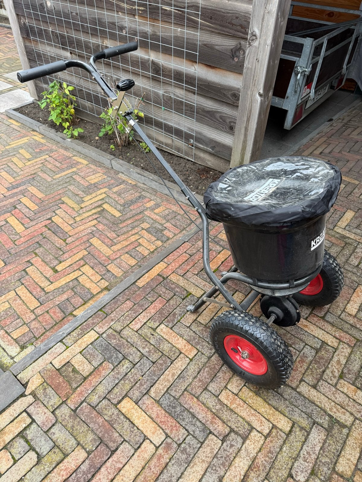 Handmatige Strooier voor Zaad, Mest of Zout, Ophalen, Gebruikt