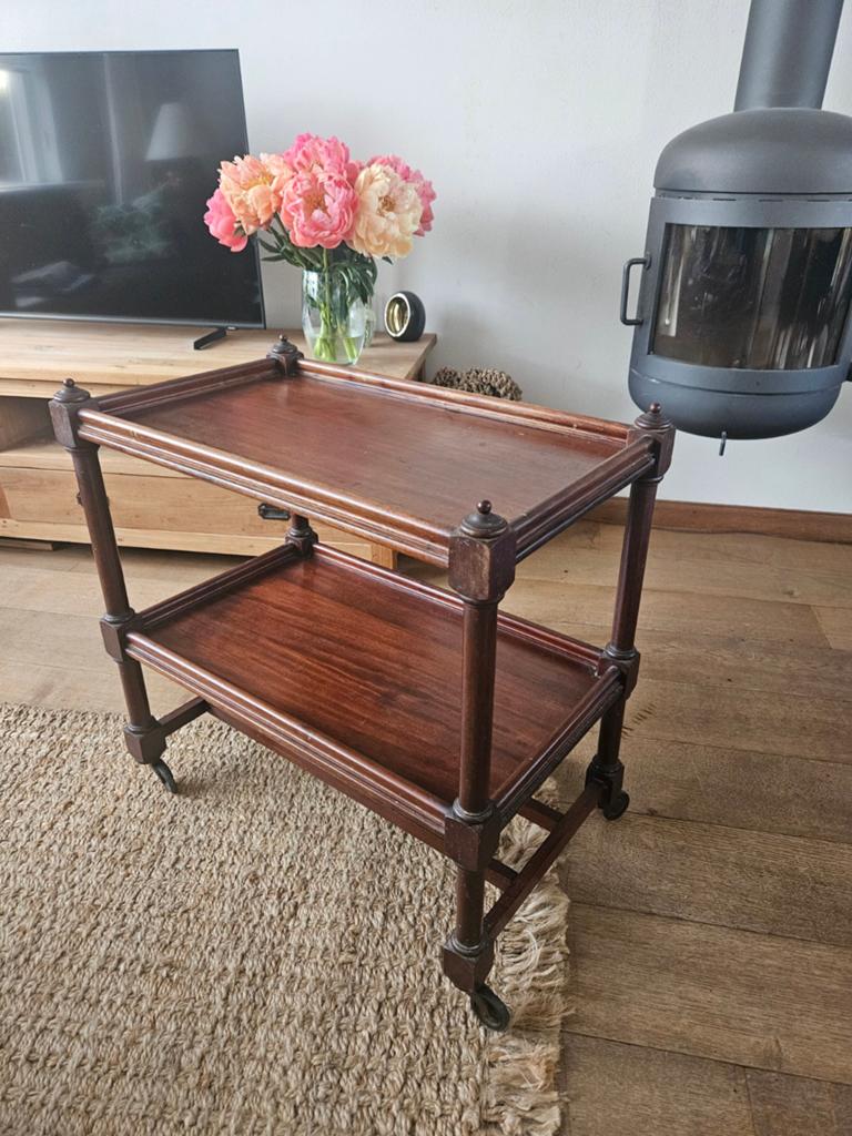 Antieke Art Deco Theetrolley 't Woonhuys Amsterdam, Antiek en Kunst, Antiek | Woonaccessoires, Ophalen of Verzenden